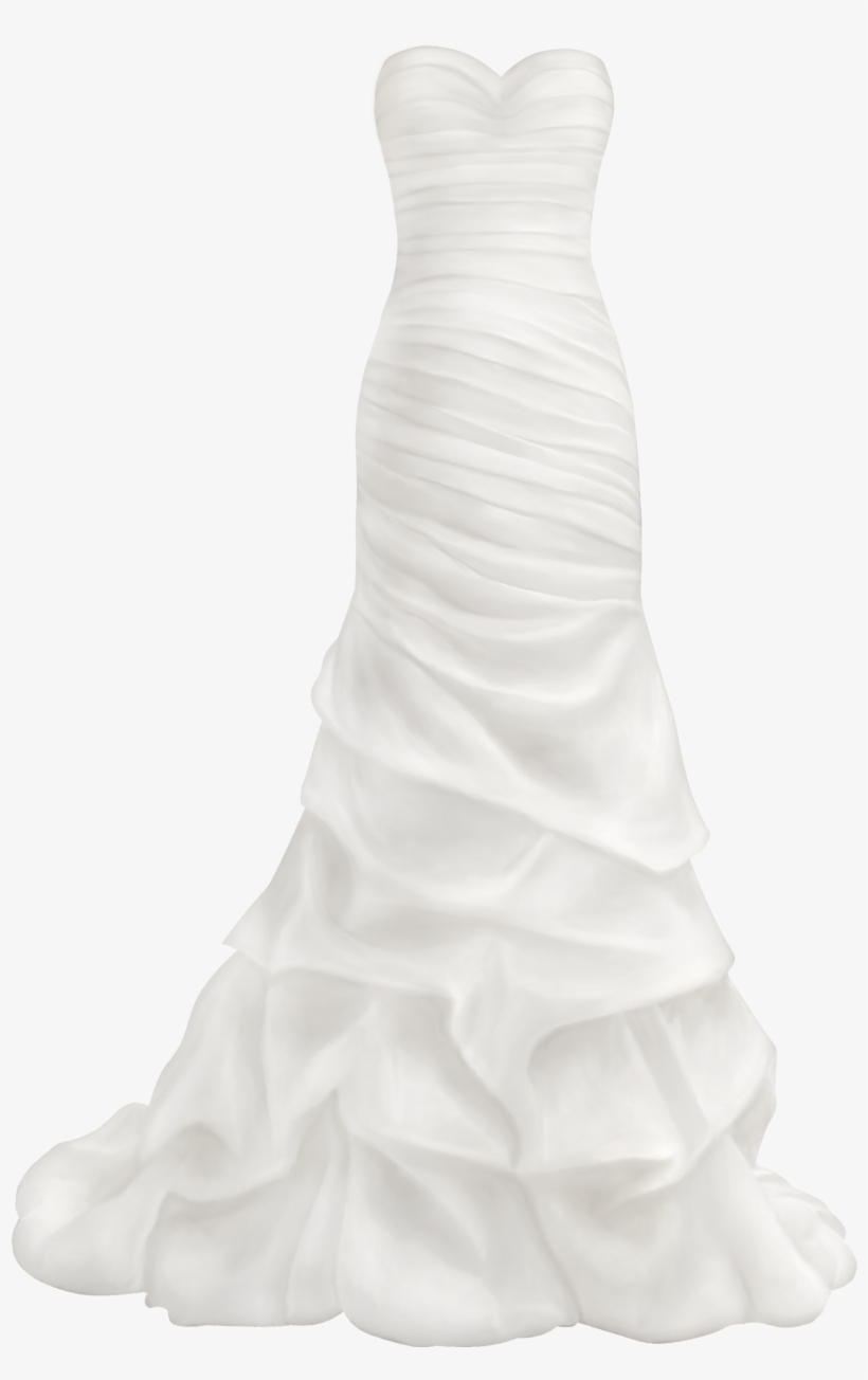 Beautiful Wedding Dress Png Clip Art - Wedding Dress Png, transparent png download