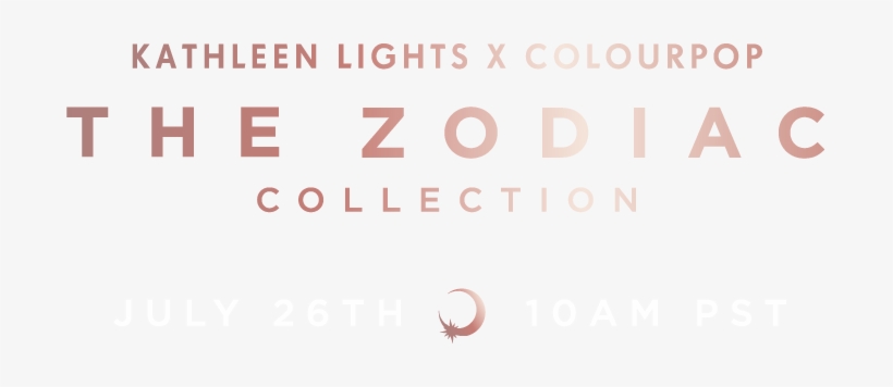 Kathleen Lights X Colourpop - Colourpop Zodiac Collection, transparent png download