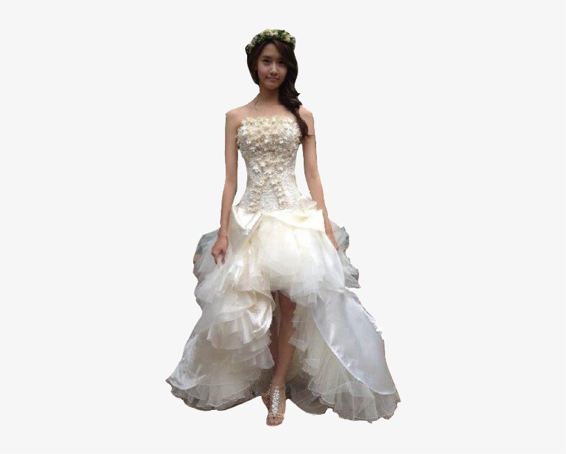 Dress Png, Im Yoona, Just Married, Wedding Dresses - Girl Wedding Dress Png, transparent png download