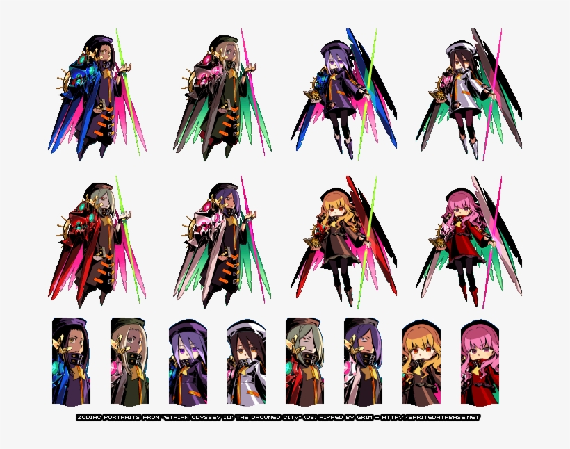 Click To View Full Size - Etrian Odyssey Zodiac, transparent png download