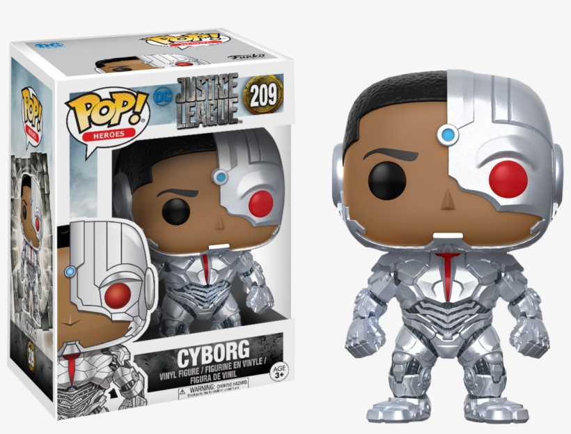 Cyborg - Justice League Pop Toys, transparent png download