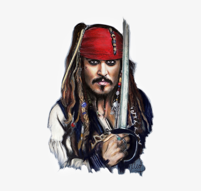 Click And Drag To Re-position The Image, If Desired - Captain Jack Sparrow Png, transparent png download