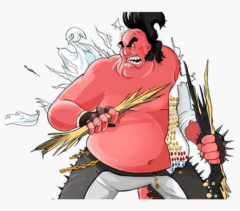 Berzerk Elvis N4 Std - Cartoon, transparent png download