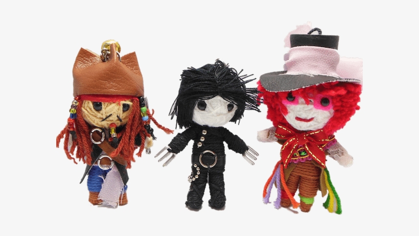 Johnny Depp Voodoo String Doll Triple Set - String Doll Pokeitvoodoo Johnny Depp Set 3 X Voodoo, transparent png download