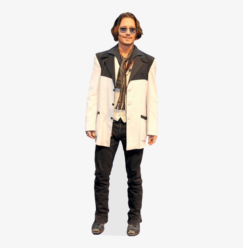 Johnny Depp Cardboard Cutout - Jacket, transparent png download