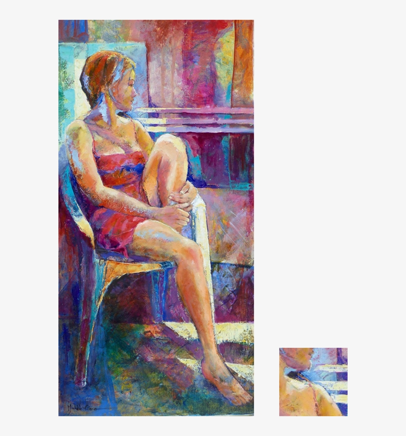 Oil On Canvas - Painting, transparent png download