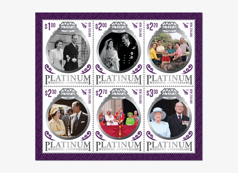 Platinum Wedding Anniversary Miniature Sheet - Elizabeth And Philip: 20 November 1947, transparent png download