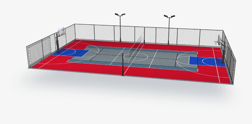 Multisport Multisport Basketball Basketball - Court Builder, transparent png download