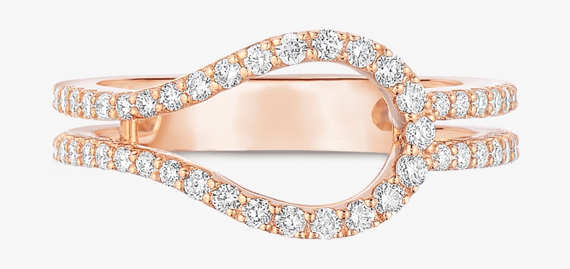 Roberto Coin Classic Diamond 18k Rose Gold Art - Gold, transparent png download