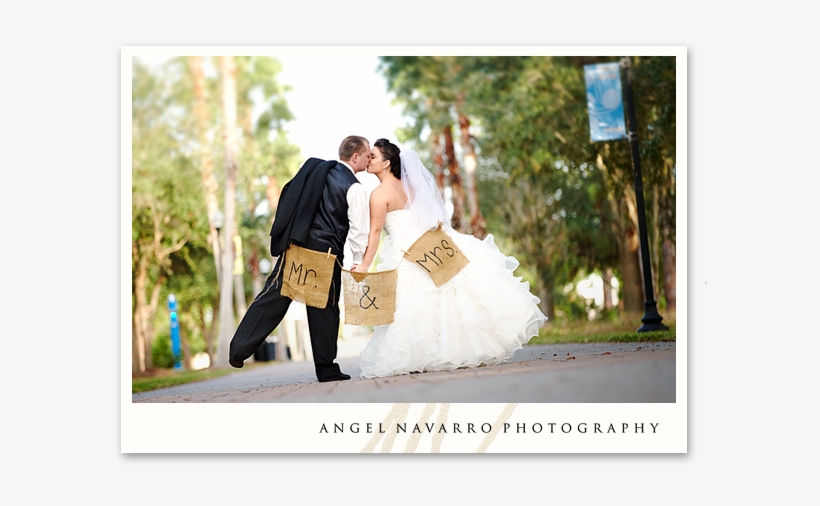 Funny Sign Bride And Groom Sarasota - Fun Bride And Groom, transparent png download
