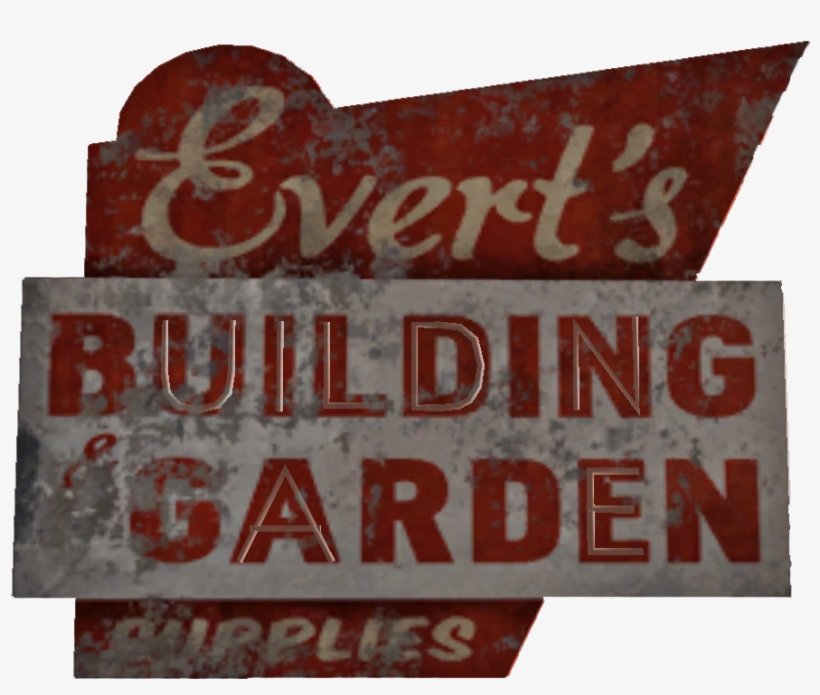 Neon Sign Everts Building - Video Game, transparent png download