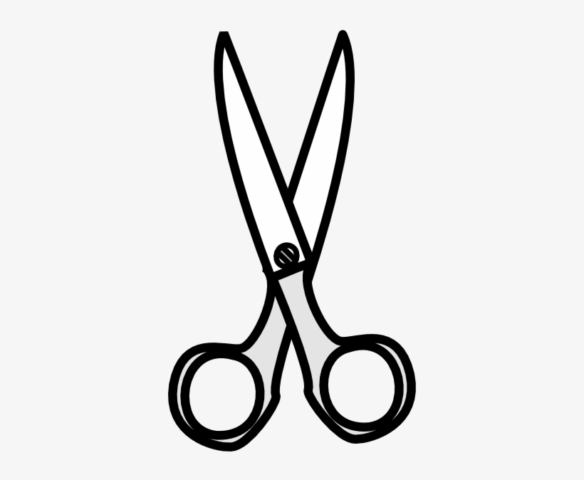 Scissors Black And White, transparent png download