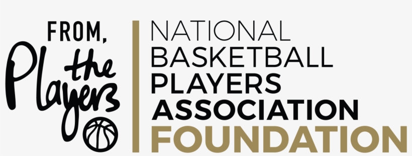 Nbpa Foundation From The Players Logo Lockup Black - Recipients To Donors: Emerging Powers, transparent png download