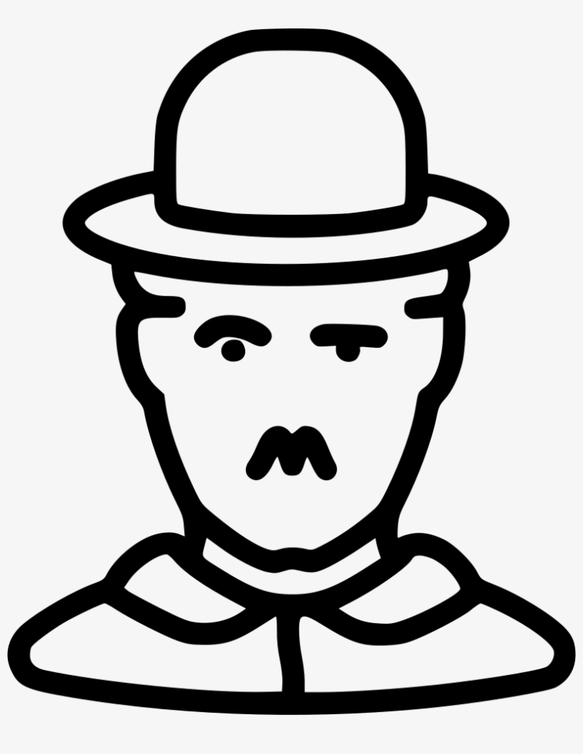 Charlie Chaplin Cinema Artist Comedy Human Avatar Celebrity - Charlie Chaplin Icon Png, transparent png download