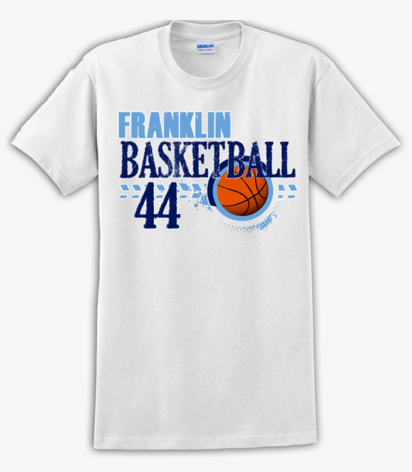 Franklin Basketball Court T-shirt With Player Number - Sports, transparent png download