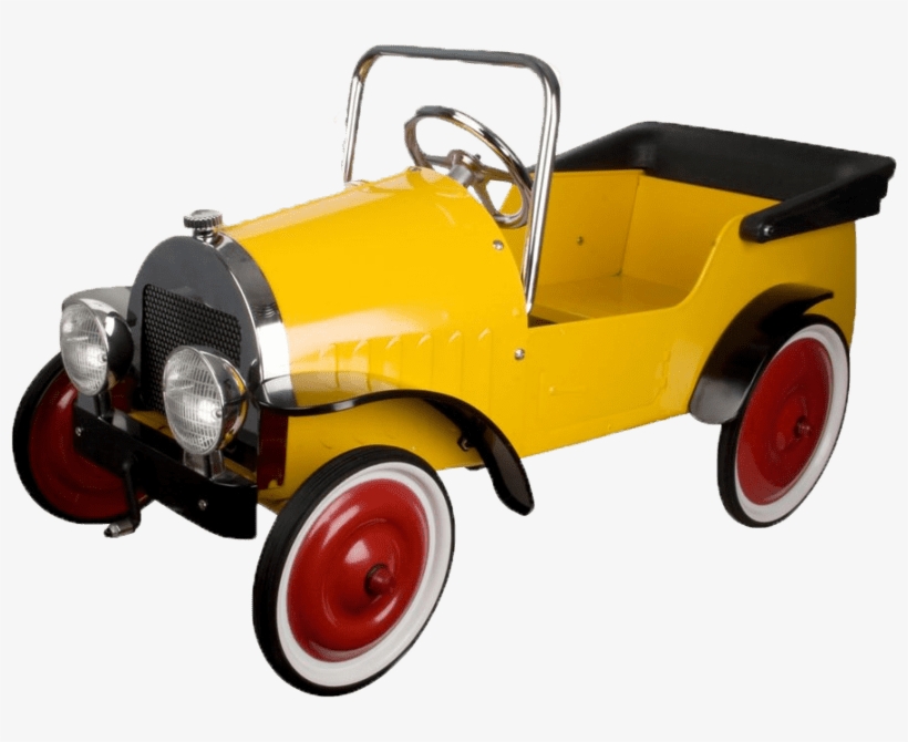 Yellow Pedal Car Png Image - Toy Car Png, transparent png download