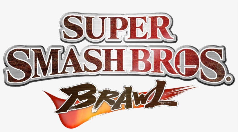 Super Smash Bros - Logo Smash Bros Brawl, transparent png download