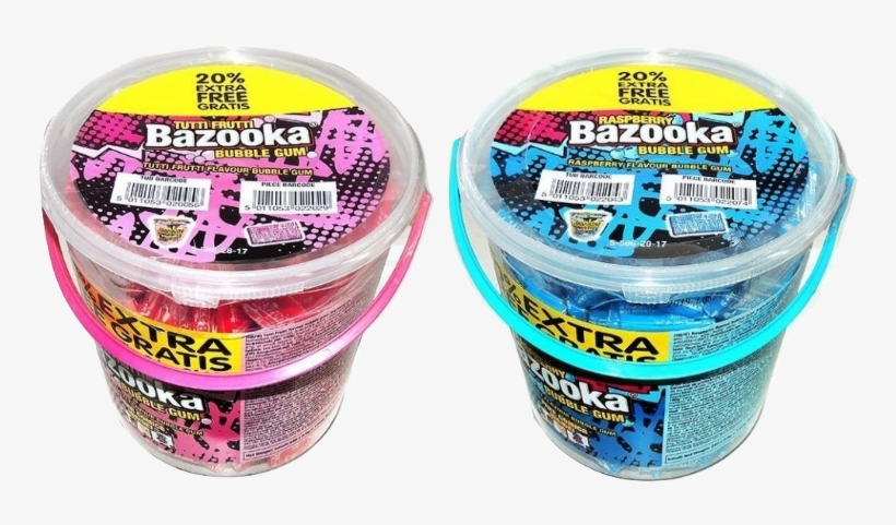 Bazooka Gum Tub Special Offer X 2 7948 P - Ice Cream, transparent png download
