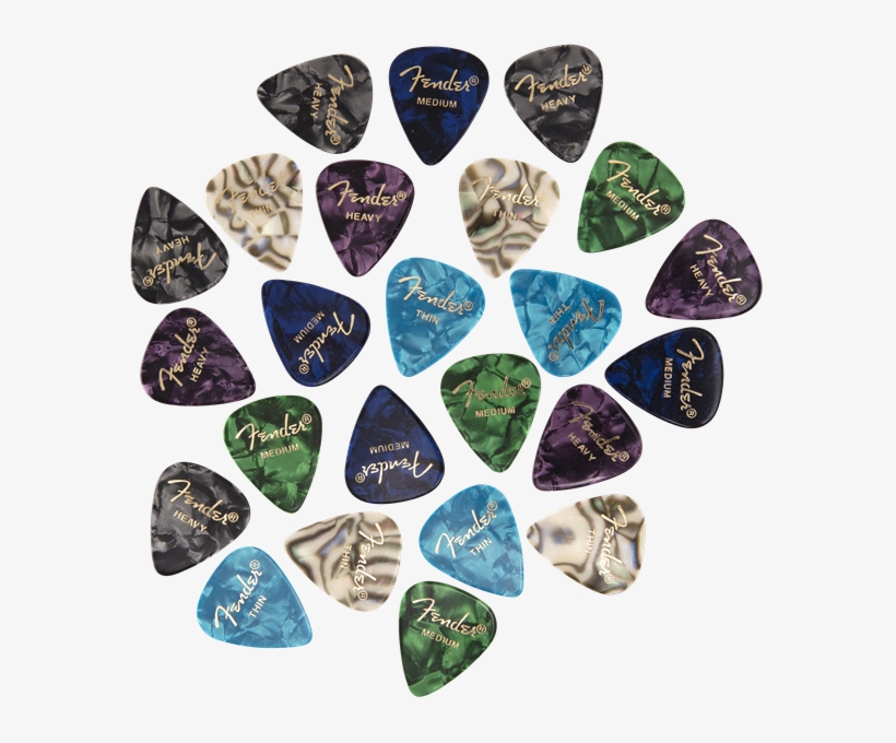 351 Shape Premium Celluloid Picks, Mixed - Diamond, transparent png download