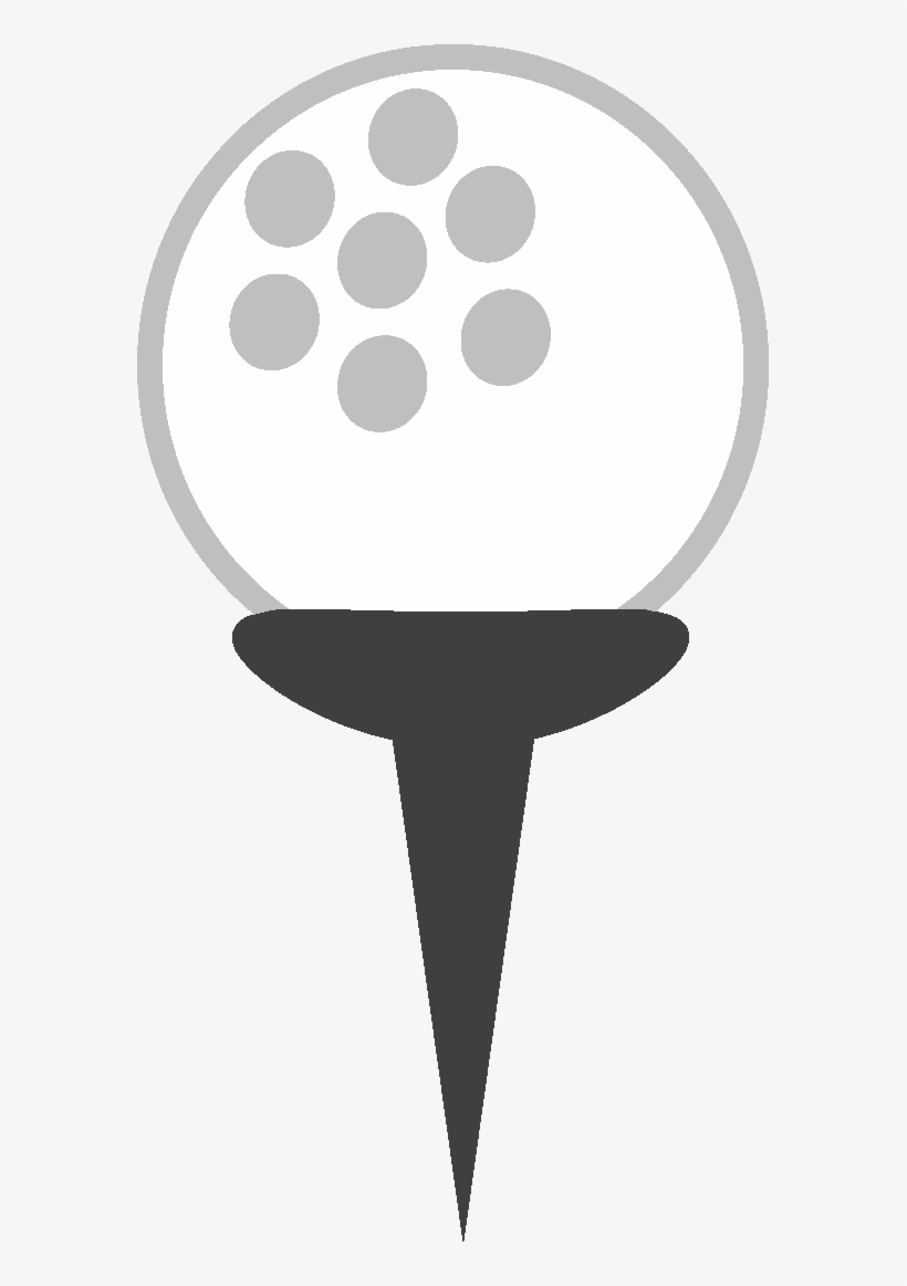 Kisekae Prop Golf Ball With Tee By Ⓒ - Cartoon Golf Ball On Tee, transparent png download