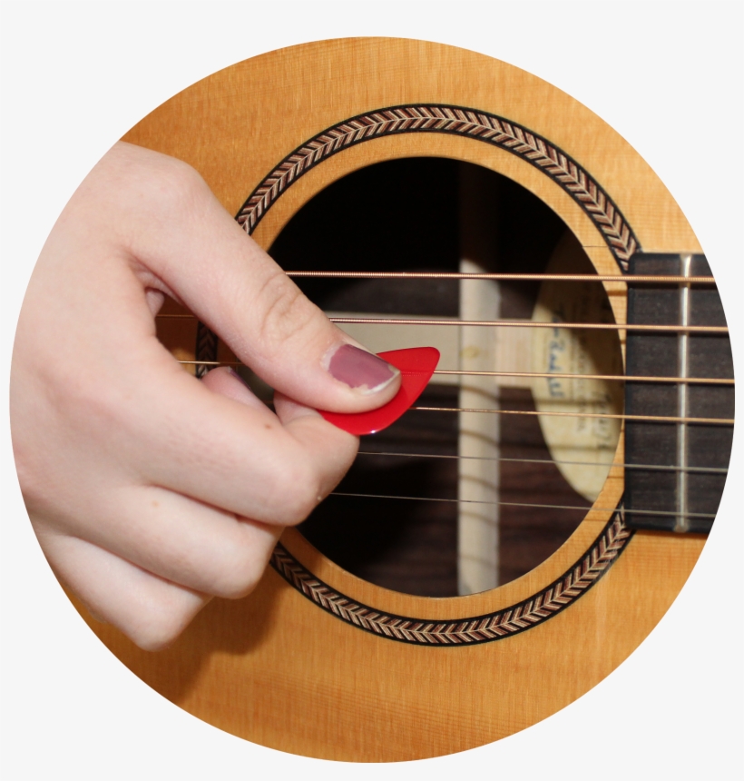 A Pale Hand With Mauve Nail Polish Strokes The Strings - Dlrg Jugend, transparent png download
