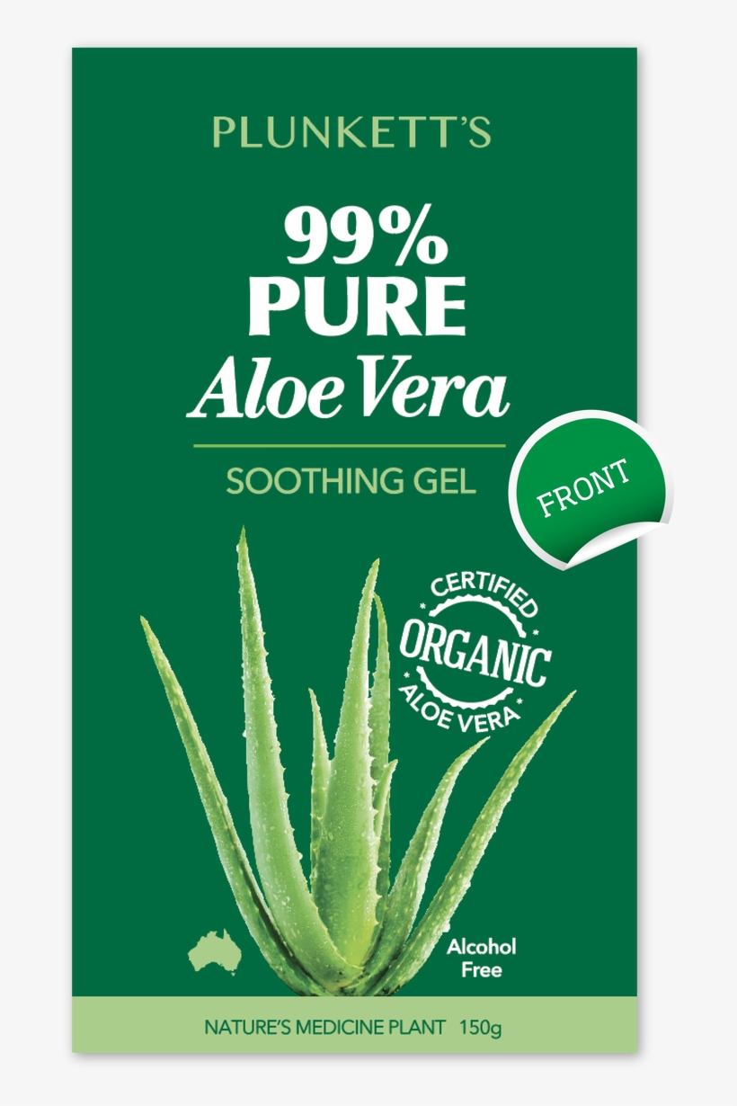 Plunkett's Aloe Vera 99% Pure - Aloe, transparent png download