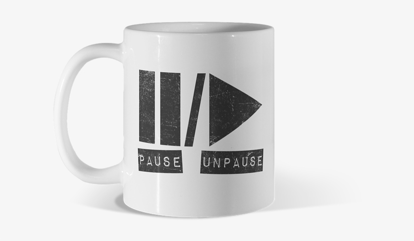 Distressed Symbols Mug Mug - Coffee Cup, transparent png download