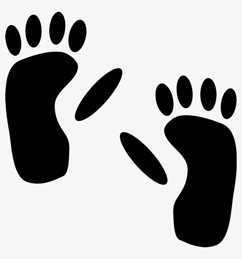 Clip Transparent Stock Footprint Clipart - Gorilla Footprint, transparent png download