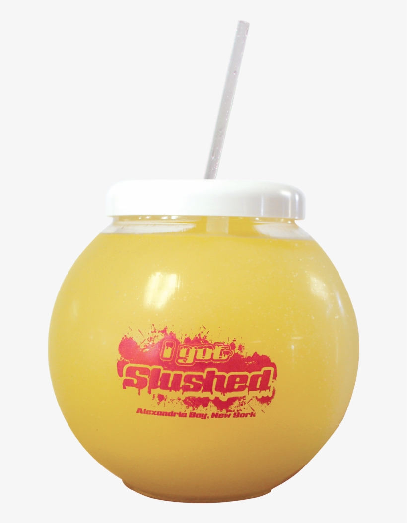 Photo Of I Got Slushed Fishbowl - Orange Drink, transparent png download