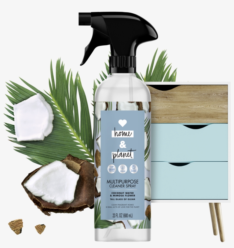 Coconut Water & Mimosa Flower All Purpose Cleaner Spray - Liquid Hand Soap, transparent png download