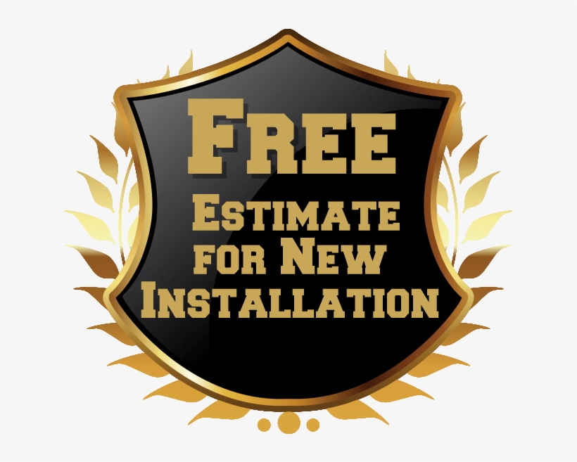 Photo Of Discount Free Estimates For New Installation - Label, transparent png download
