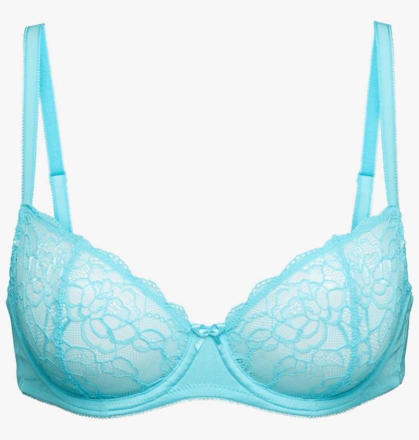Light Blue Bra - Bra, transparent png download