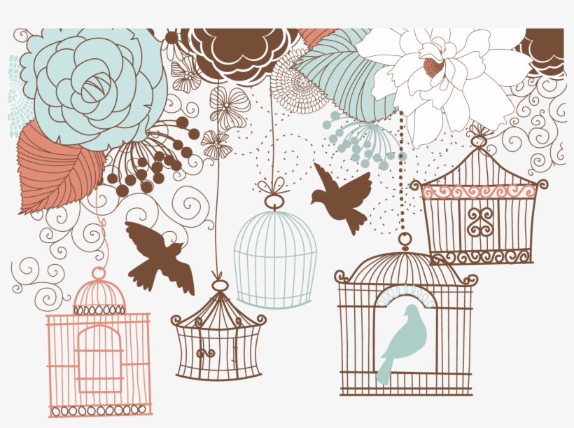 Drawn Birdcage Gothic - Birdcage Invitation, transparent png download