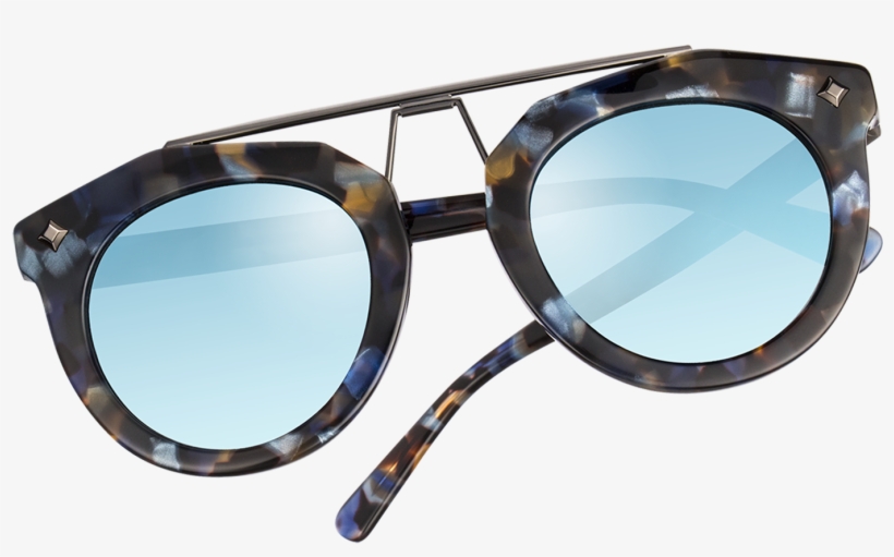 Black Sunglasses - Reflection, transparent png download