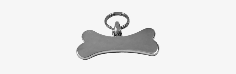 Small Horizontal Bone Tag Sterling Silver - Chain, transparent png download