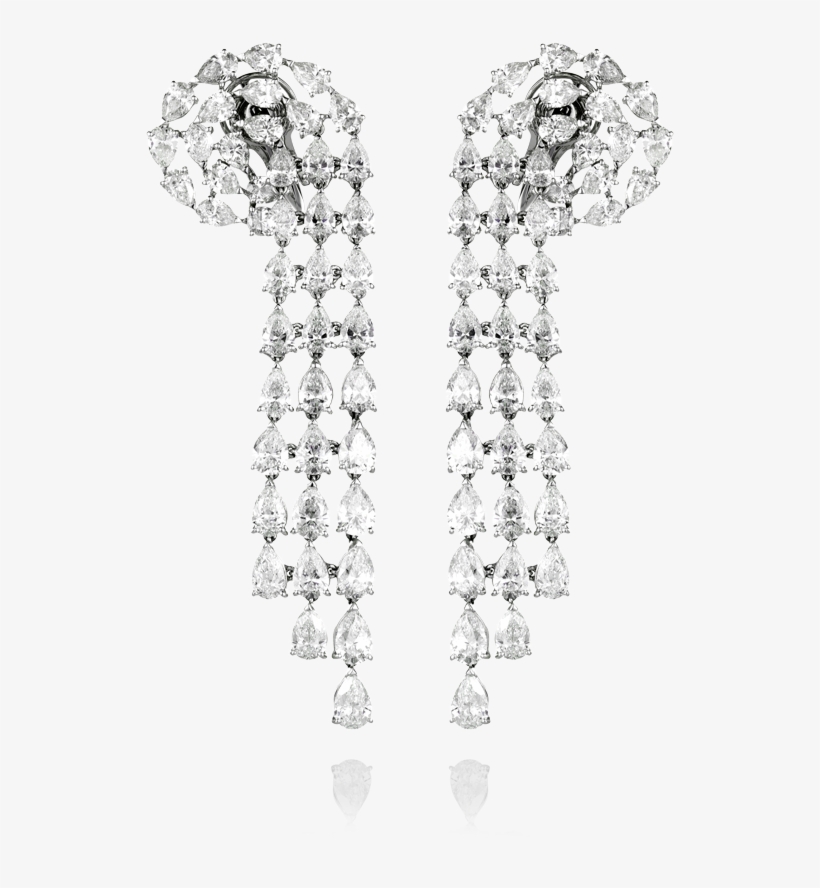 Image - - Diamond Waterfall Earrings, transparent png download