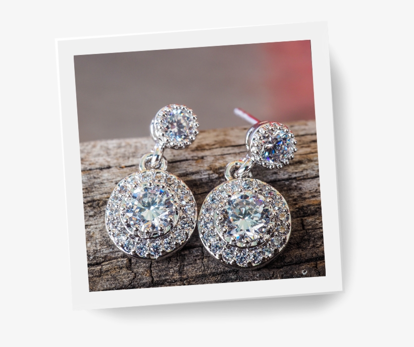 Diamond Earrings - Earrings, transparent png download