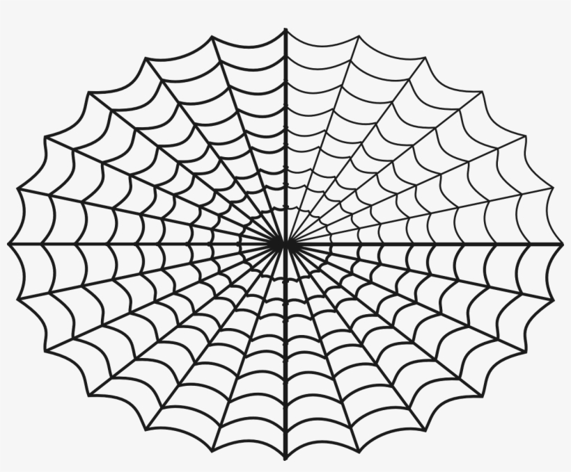 Spider Web Creepy - Spider Web Clip Art, transparent png download