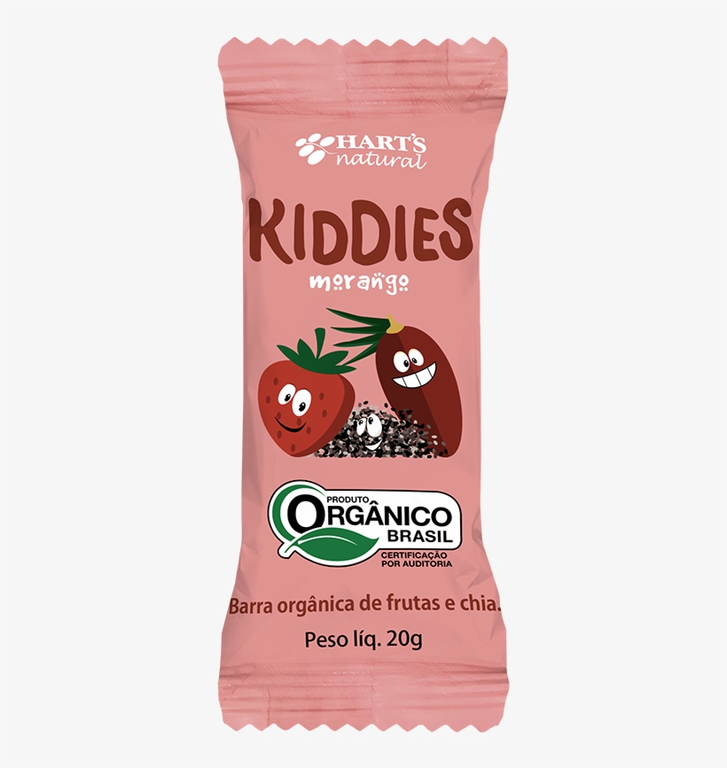 Barra De Fruta Kiddies Orgânica Morango - Organico, transparent png download