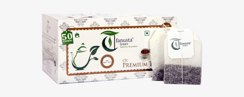 Ctc Premium Black Tea 50 Tea Bags - Carton, transparent png download