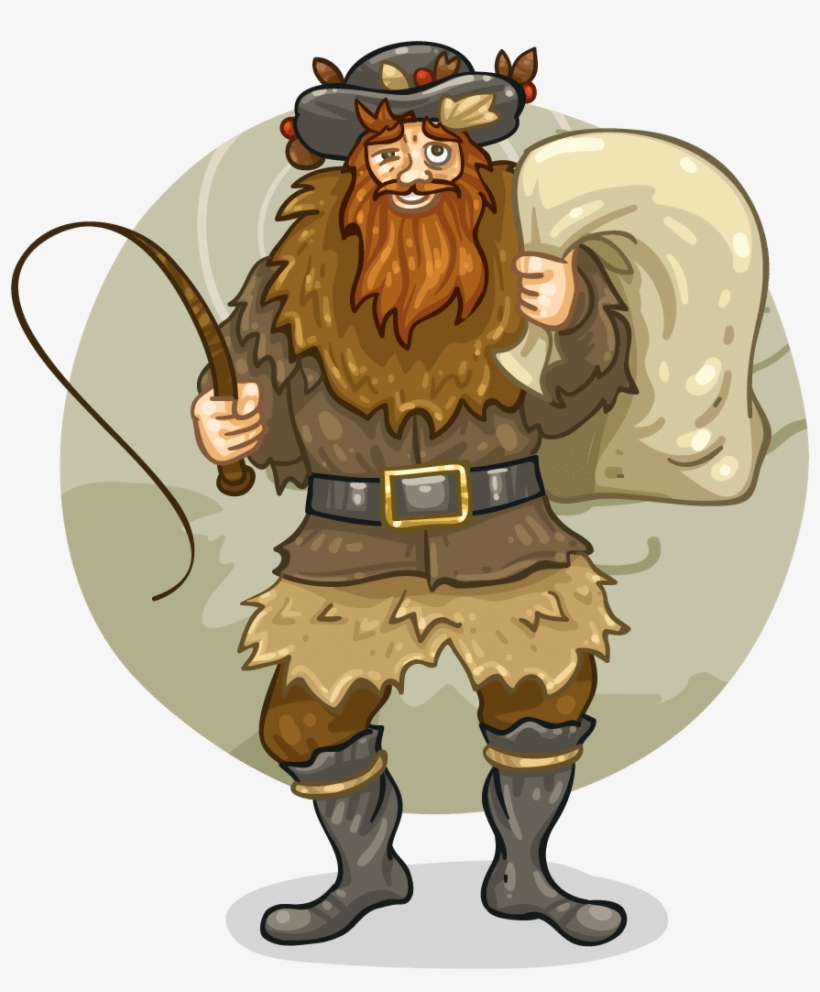Se Dice Que Belsnickel Resurgió Como Una Tradición - Illustration, transparent png download