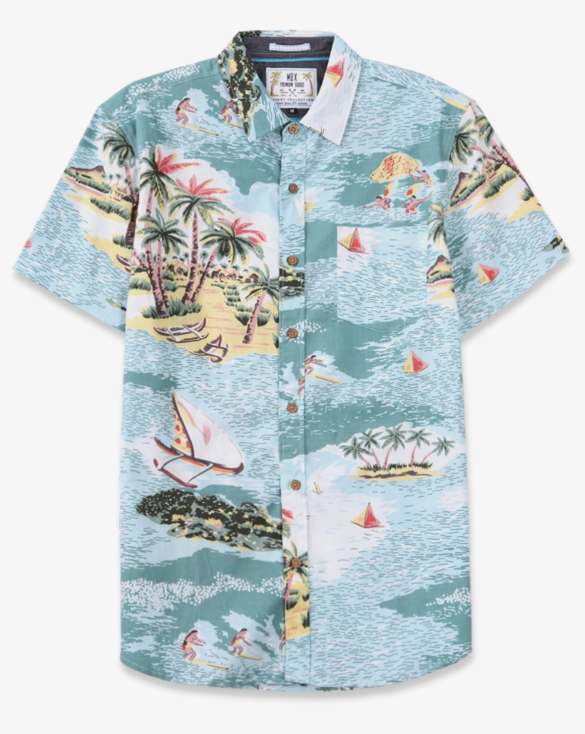 Sunbeams & Waves Shirt - Polo Shirt, transparent png download