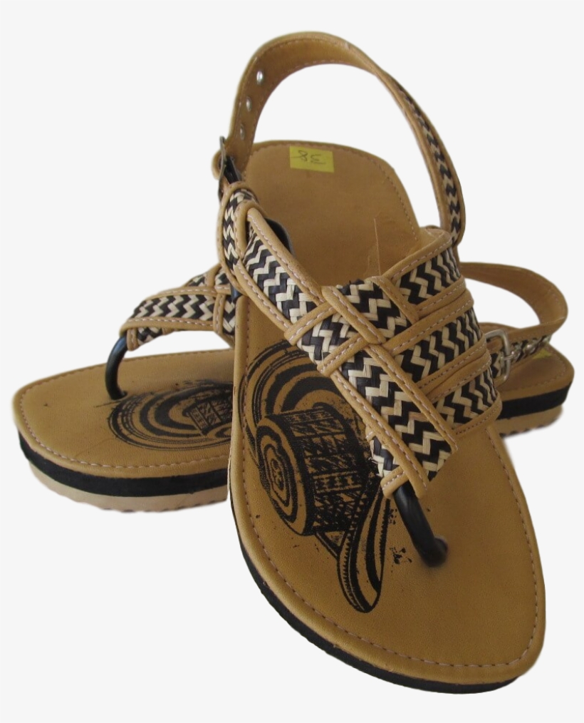Abarcas Artesanales En Caña Fecha - Flip-flops, transparent png download