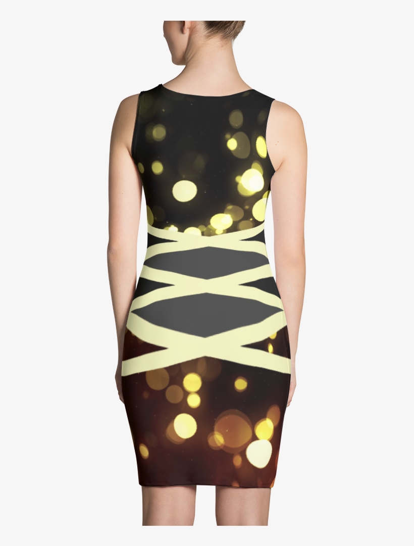 Ff Body Con Party Lights - Dress, transparent png download