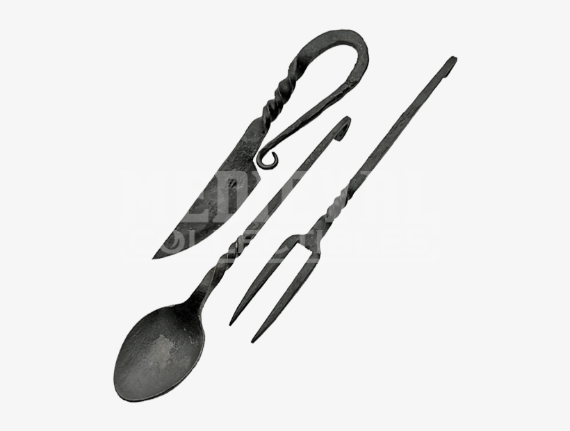 3 Piece Medieval Feasting Set Zs Hs 7885 Medieval Collectibles - Spoon, transparent png download