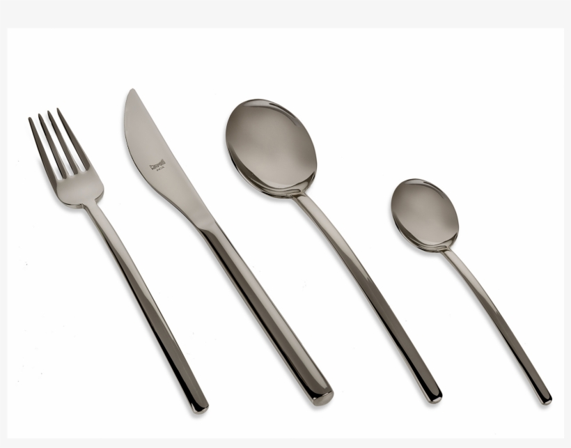 Due Black Cutlery Set, transparent png download