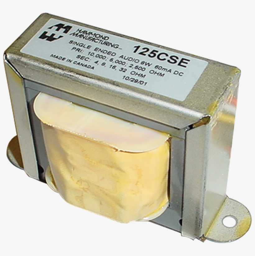 Hammond, Universal Single Ended, 8 W, 60 Ma Image - Single Ended Transformer, transparent png download