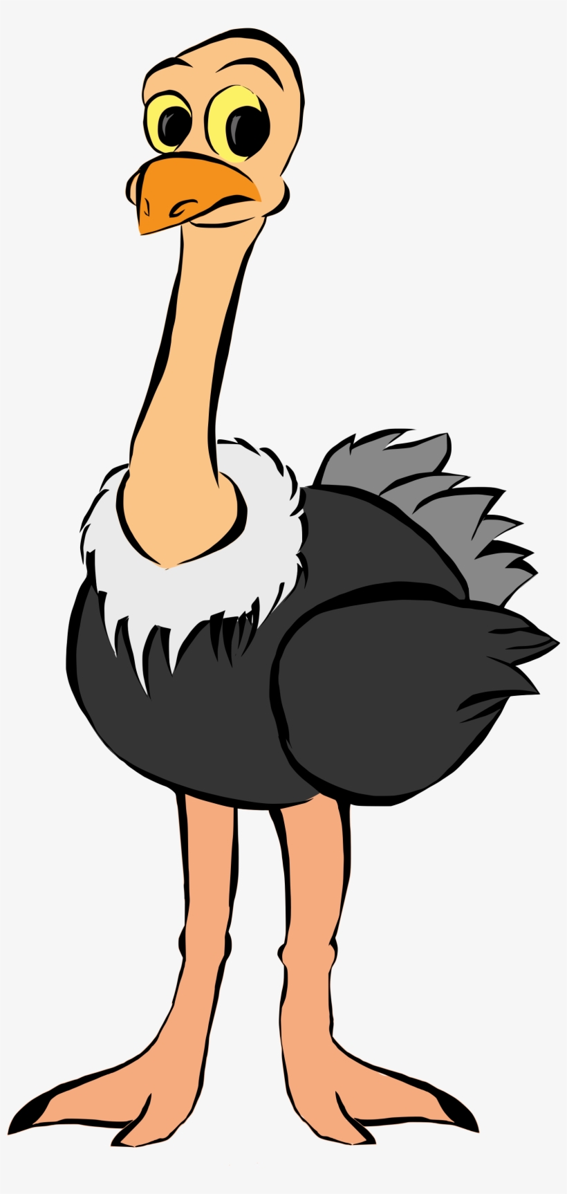 Ostrich Clipart Pixel - Art Clip Ostrich, transparent png download