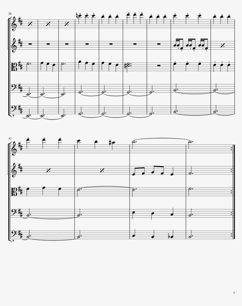 The Castle Wall Sheet Music Composed By Jordan Jennings - Music, transparent png download
