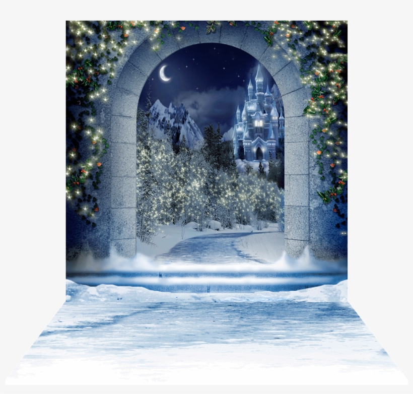 3 Dimensional View Of - Winter Formal Backdrops, transparent png download